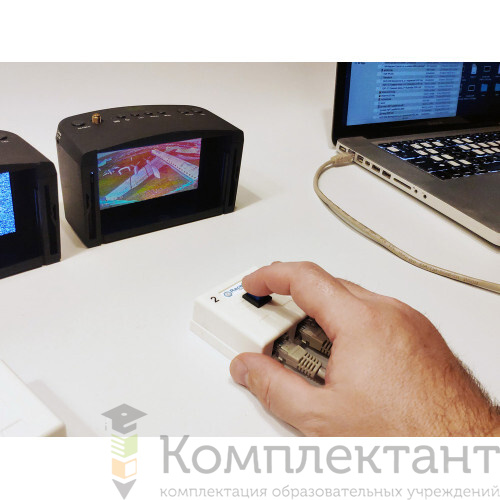 Комплект для соревнований (полуавтомат) RaceControl (Управление гонкой). Количество судейских кнопок 4